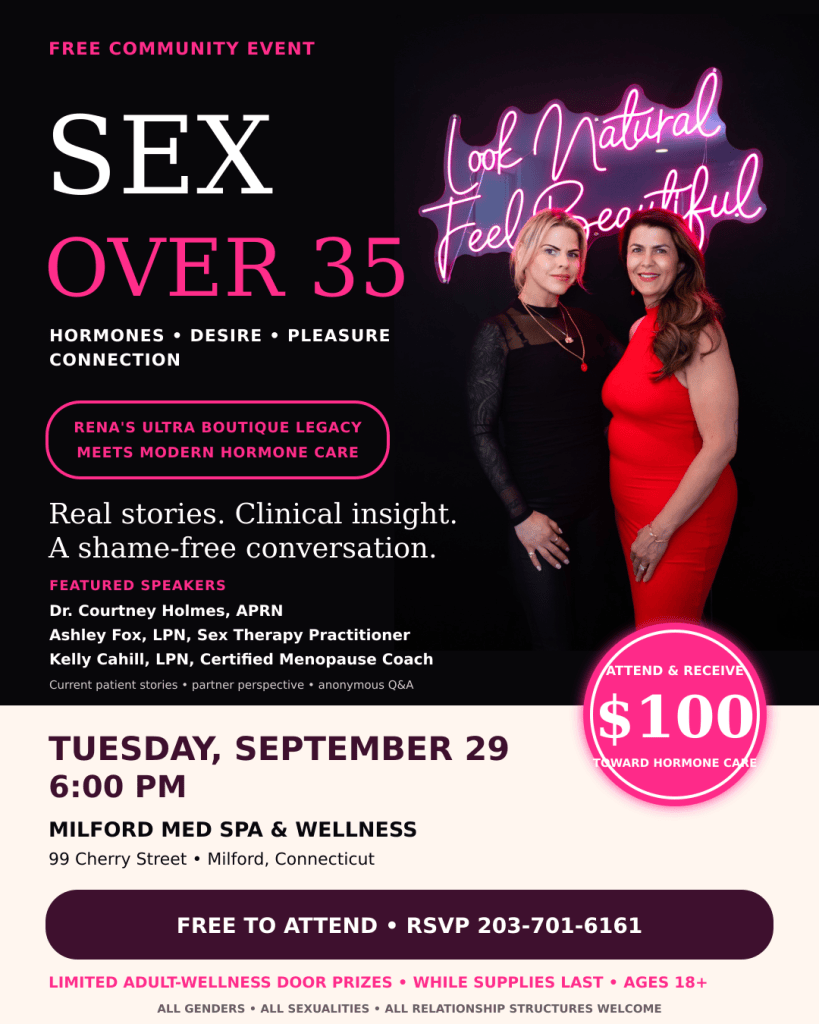 Sex Over 35 at Milford Med Spa Milford T